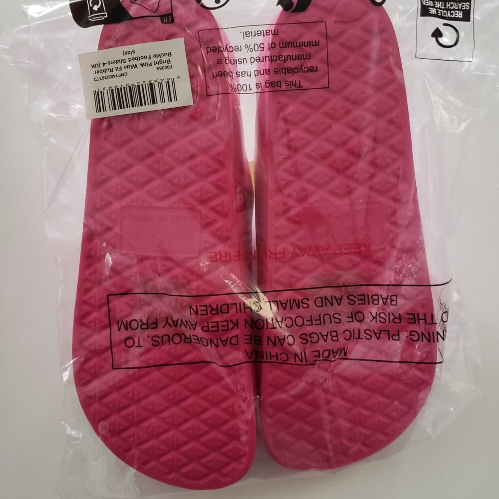 NWT - Pretty Little Thing Pink Slides - Picture 3 of 6